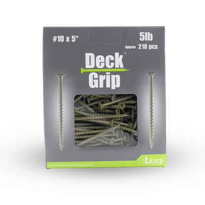 DeckGrip Deck Screw – #10 x 5"