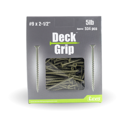 DeckGrip Deck Screw – #9 x 2-1/2"