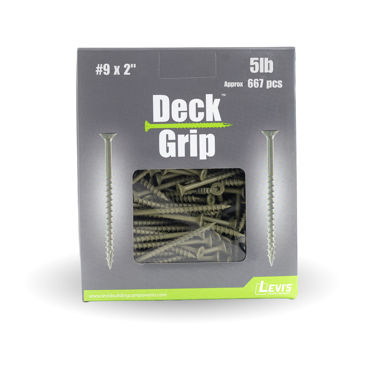 DeckGrip Deck Screw – #9 x 2"