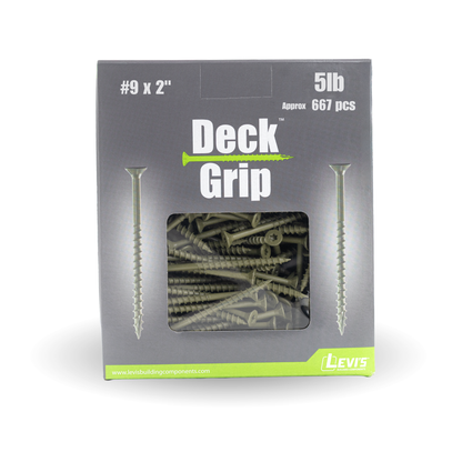 DeckGrip Deck Screw – #9 x 2"