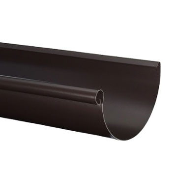 Half-Round Painted Steel Gutter by Zambelli - 6" x 18'0"