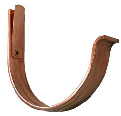 Nose Style Fascia Mount Gutter Hangers for Copper Half-Round Gutters - 5"