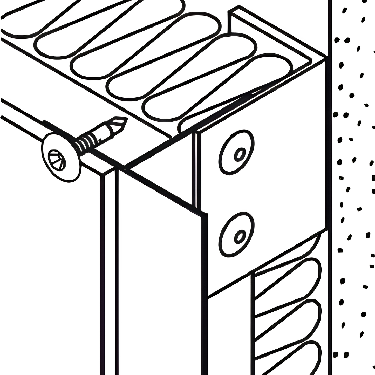 SFS TDA-S-D16 Metal Self-Drilling Screw Bi-Met, Dome Head, 304 Stainless - #12 x 1" (250 Pack)