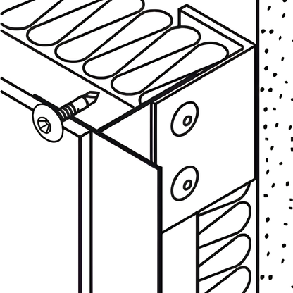 SFS BMSD-S3 Bi-Metal Self-Drilling Facade Screw - #10 x 1" Pan Head (250 Pack)