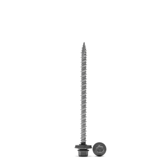 FastGrip Hi-Lo Roofing Screw – #10 x 3" (250 Pack)