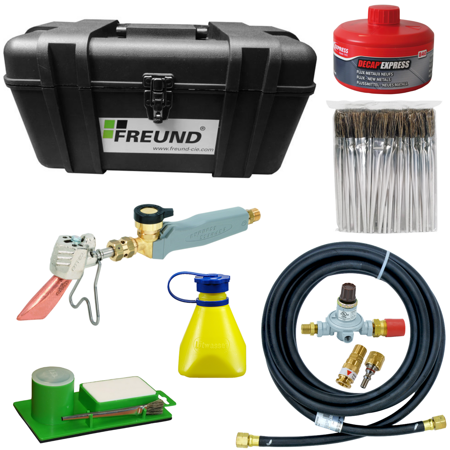 Freund Premium Soldering Full Kit (Includes Flux) - 66440001