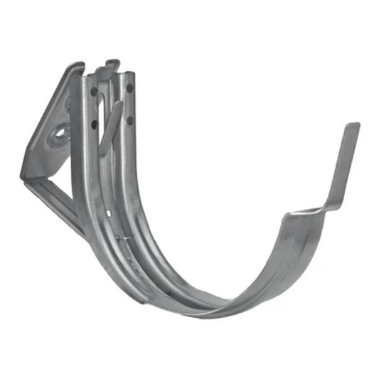 Adjustable Fascia Mount Gutter Hangers for Galv. Half-Round Gutters - 6"