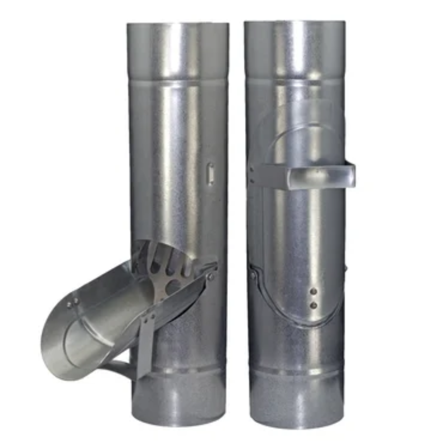 Inline Downspout Cleanouts for Galv. Half-Round Gutters - 4"