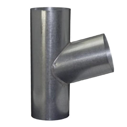 Downspout Y-Connectors for Galv. Half-Round Gutters - 4"