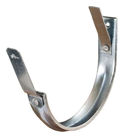 Half-Round Galv. Steel Fascia Mount Gutter Hangers -5"