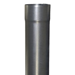 3.1"x10' Galvanized Steel Round Downspout