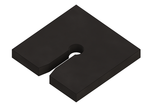 Damper/Leveling Pad for GripperFix HVAC Applications