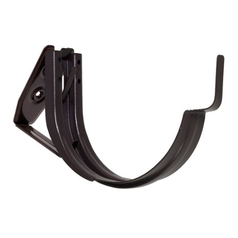 Half-Round Adjustable Painted Steel Gutter Hangers - 5"