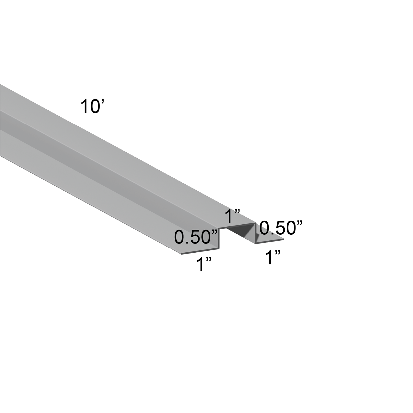 G90 Galvanized Hat Channel