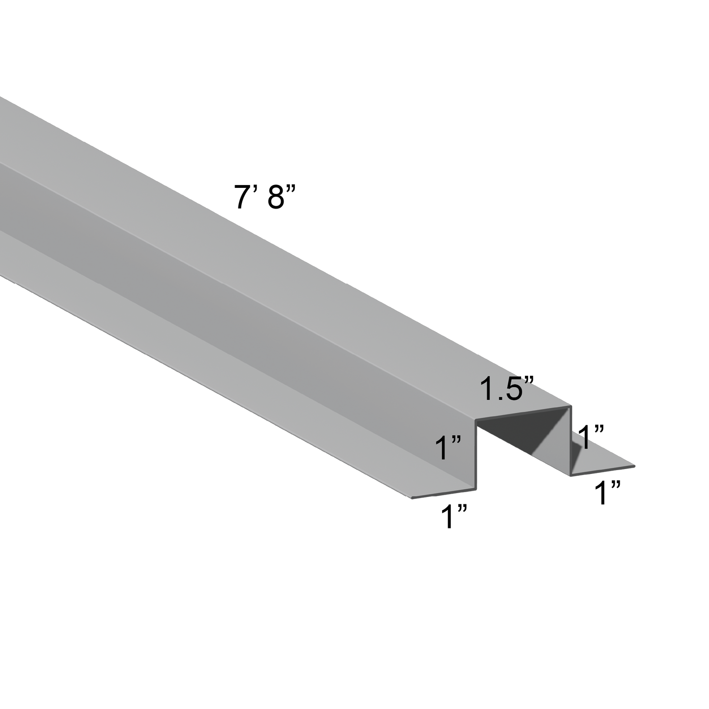 G90 Galvanized Hat Channel