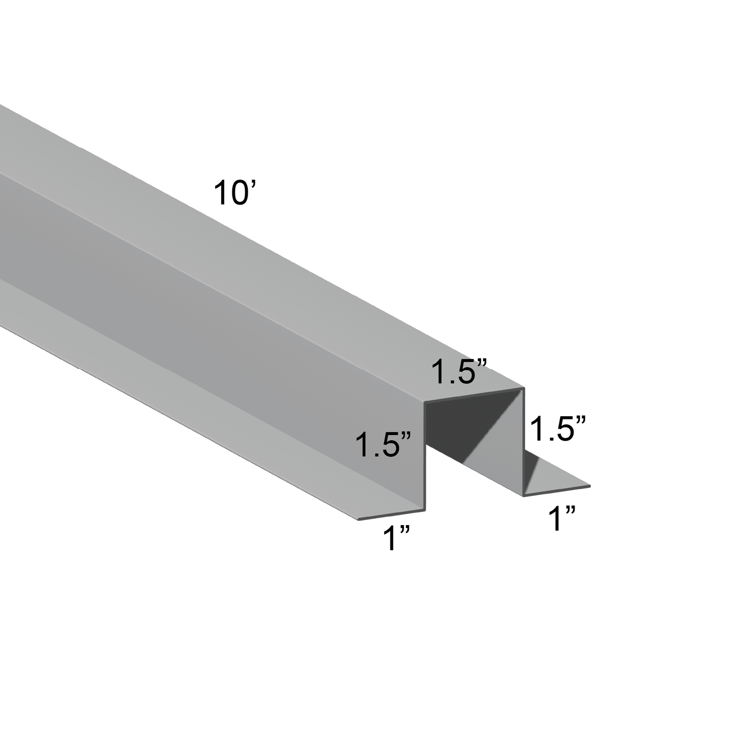 G90 Galvanized Hat Channel
