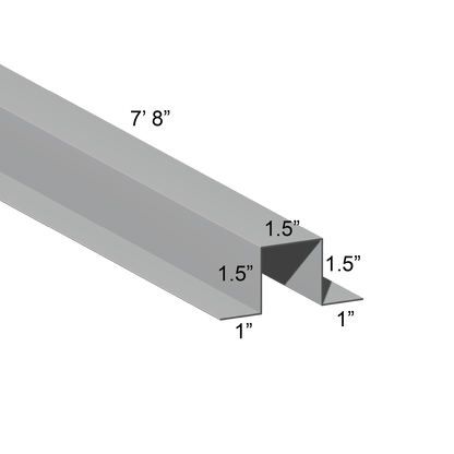 G90 Galvanized Hat Channel