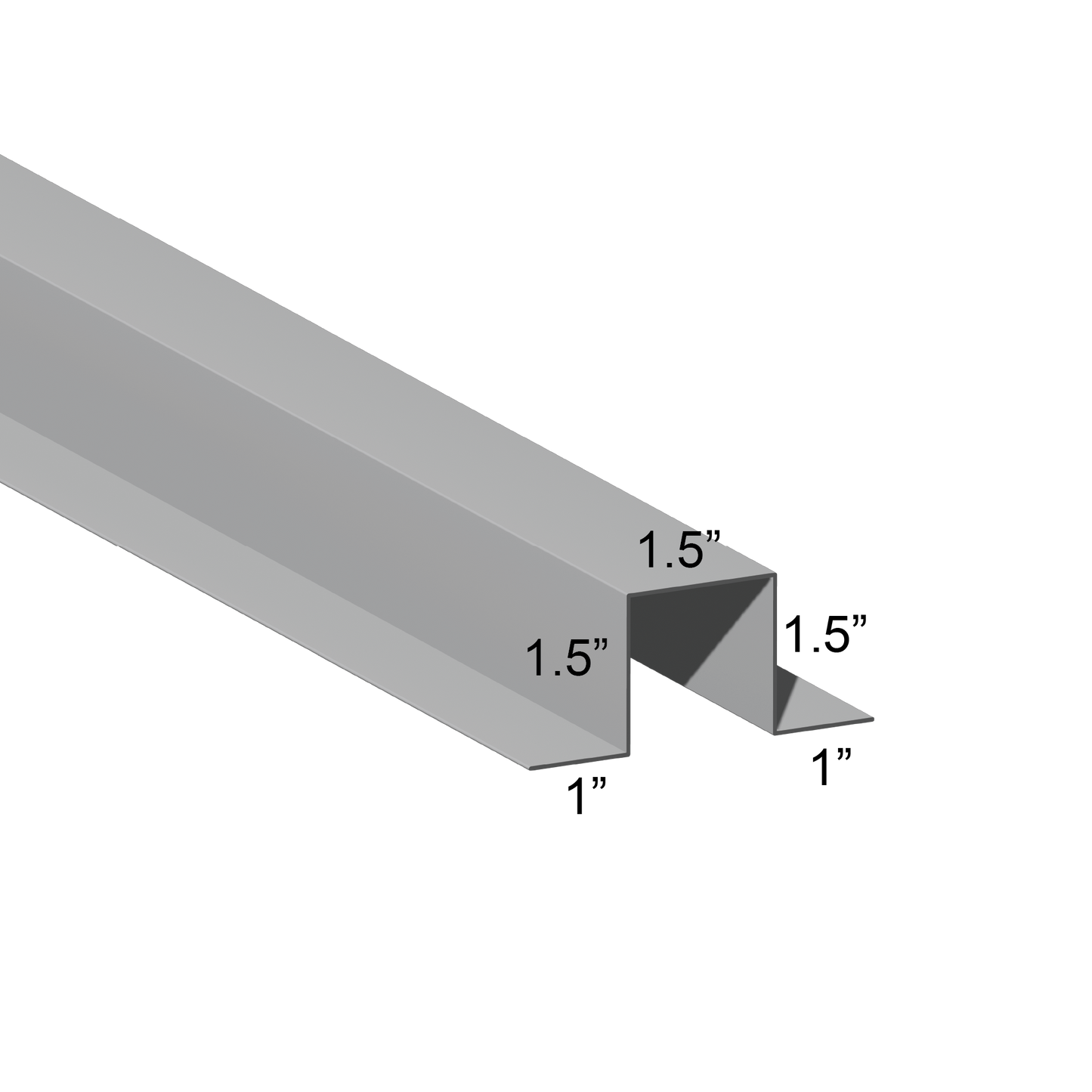 G90 Galvanized Hat Channel