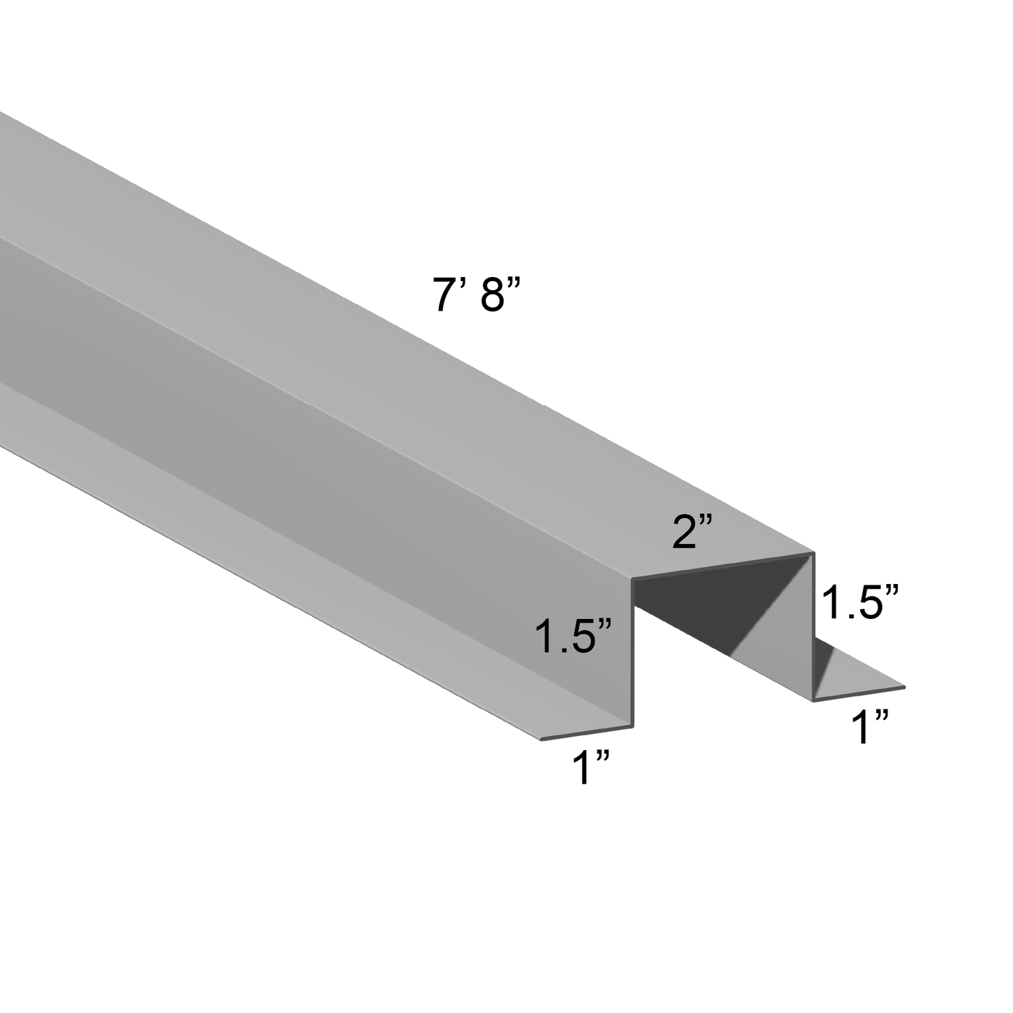 G90 Galvanized Hat Channel