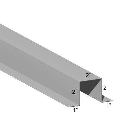 G90 Galvanized Hat Channel