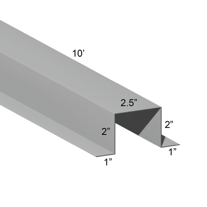 G90 Galvanized Hat Channel