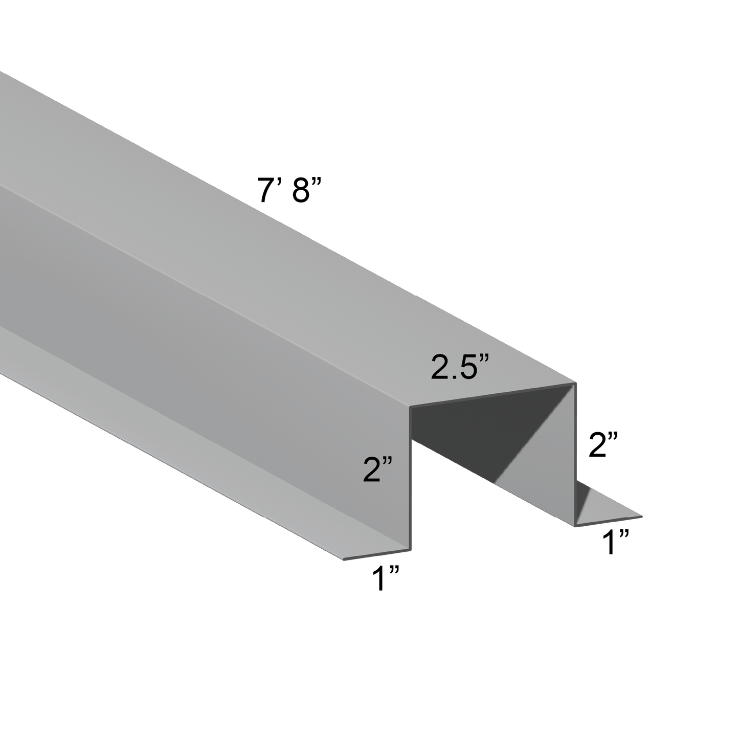 G90 Galvanized Hat Channel