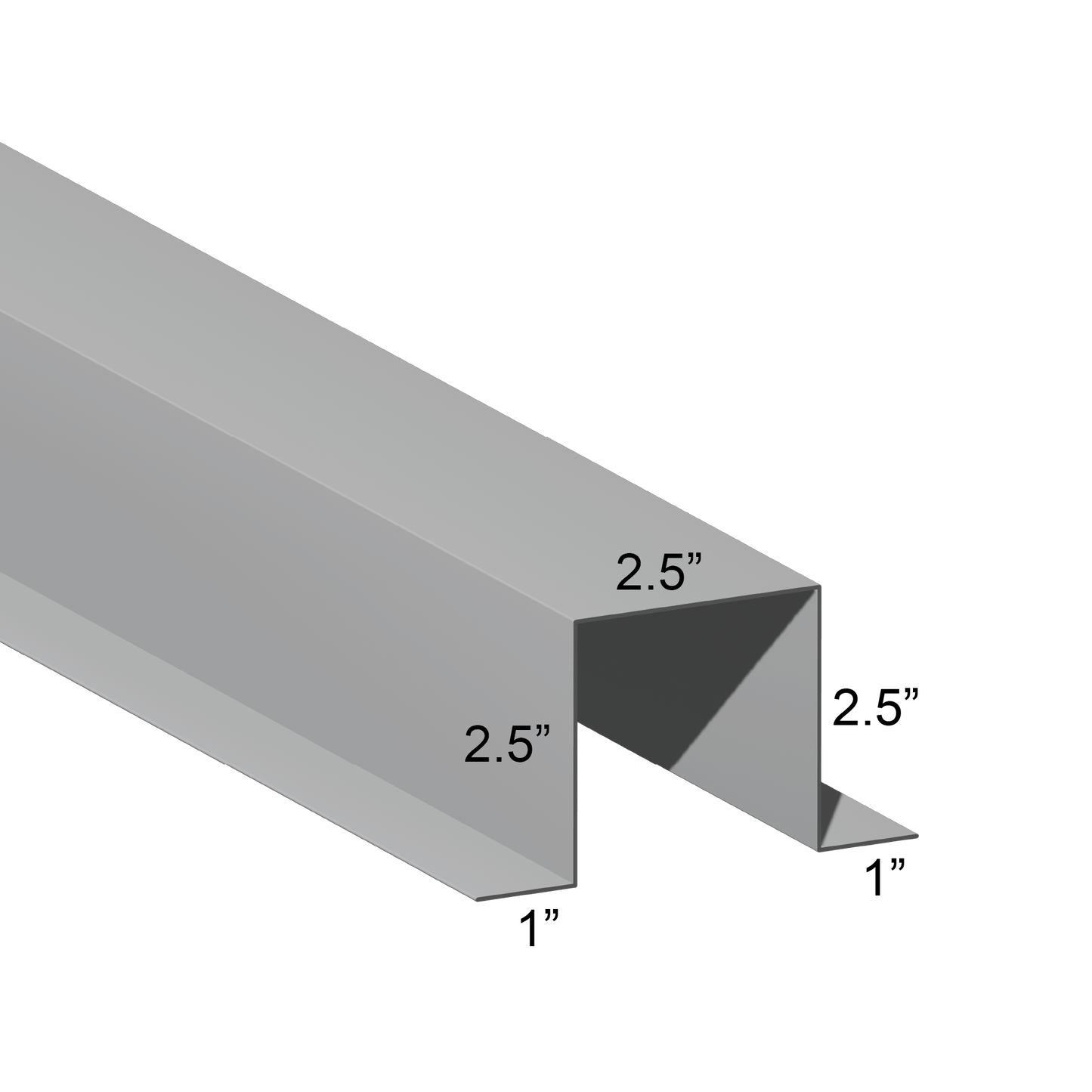 G90 Galvanized Hat Channel