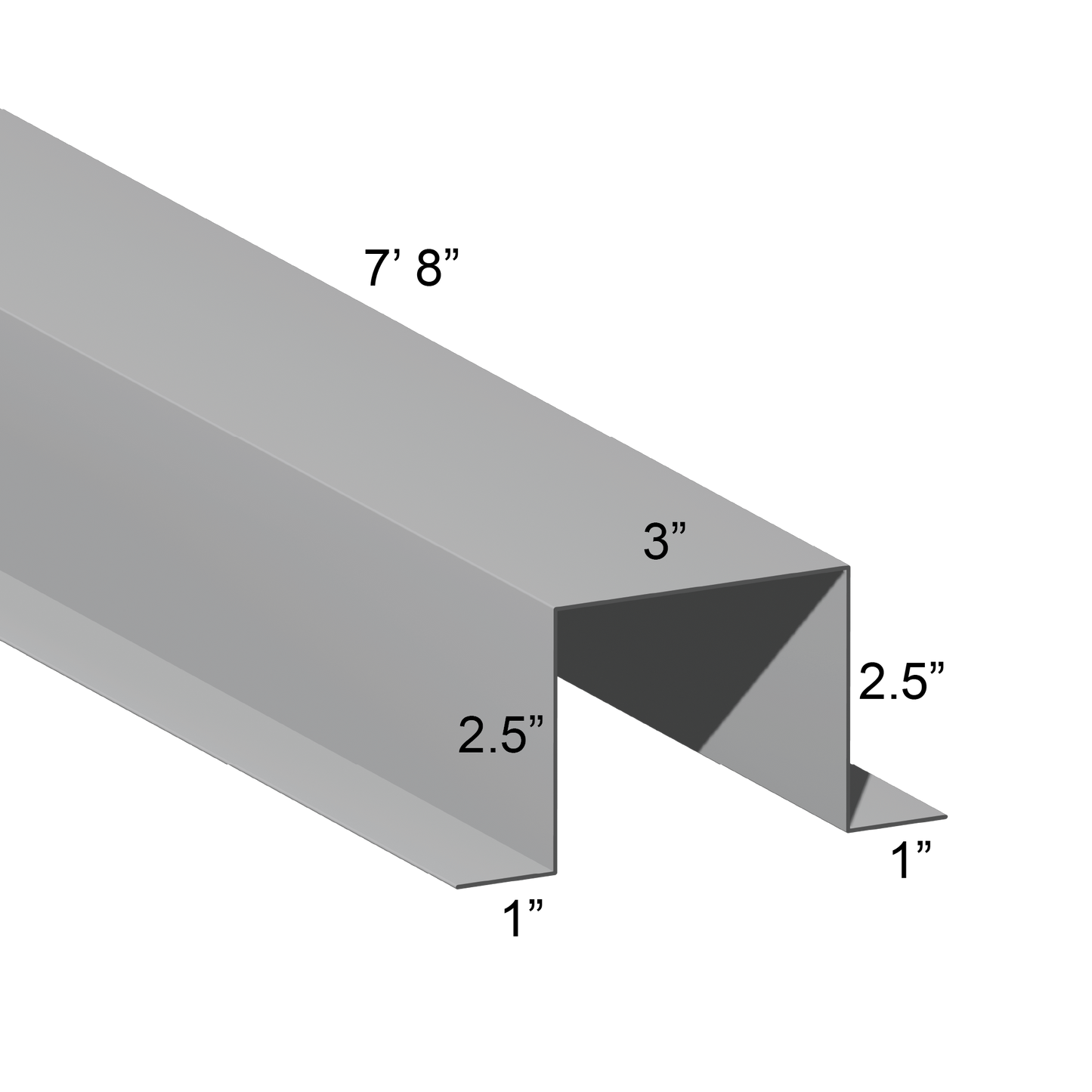 G90 Galvanized Hat Channel