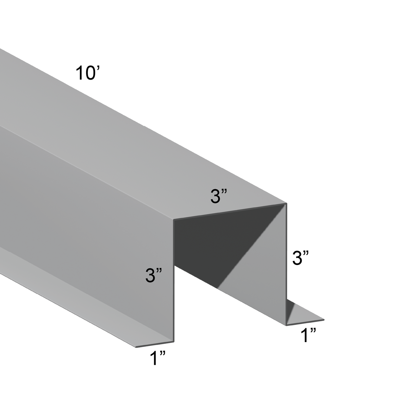 G90 Galvanized Hat Channel