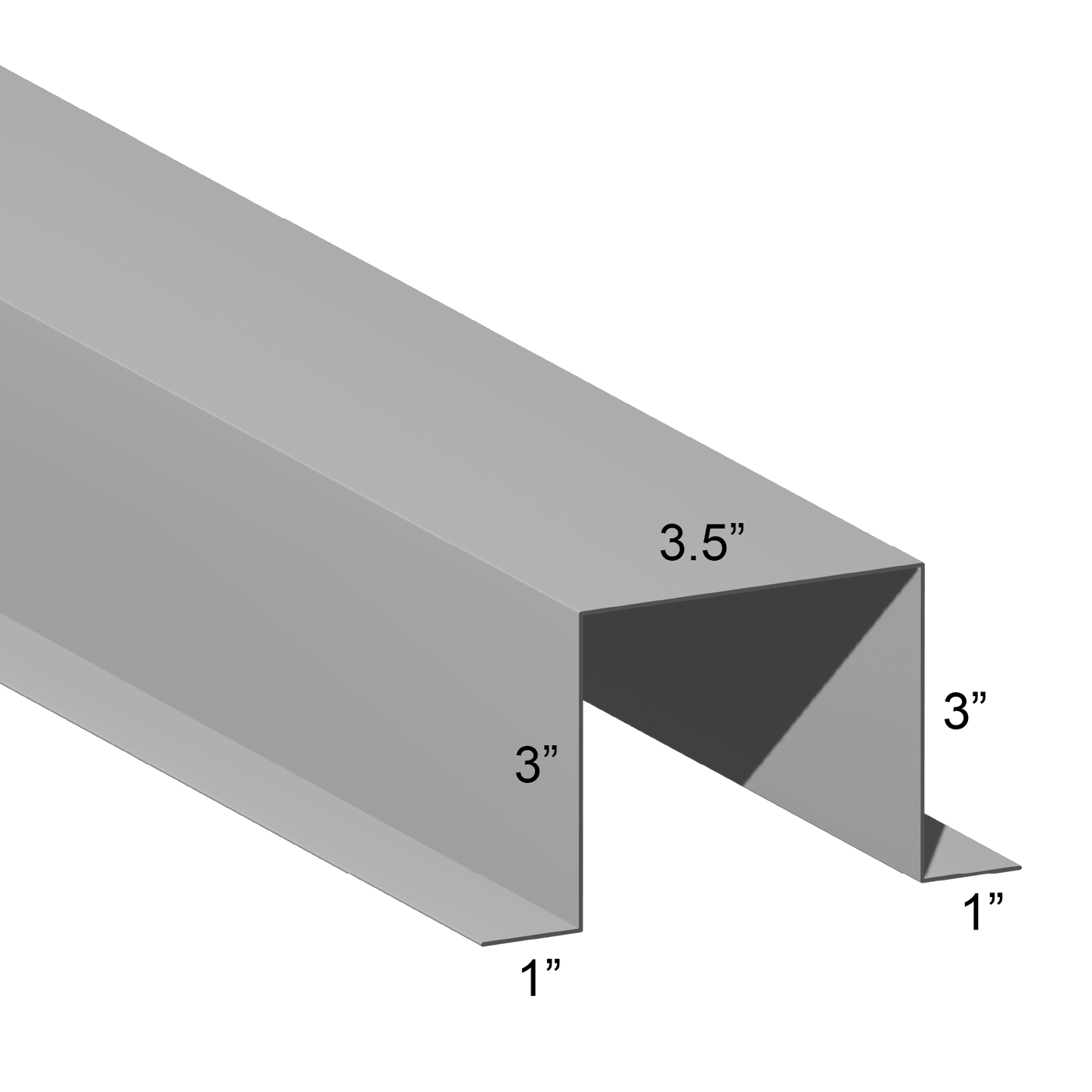 G90 Galvanized Hat Channel