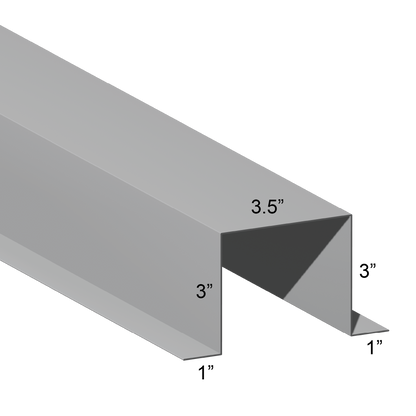 G90 Galvanized Hat Channel