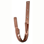 5" Heavy Duty Copper Half Round Gutter Hangers - Roof Mount