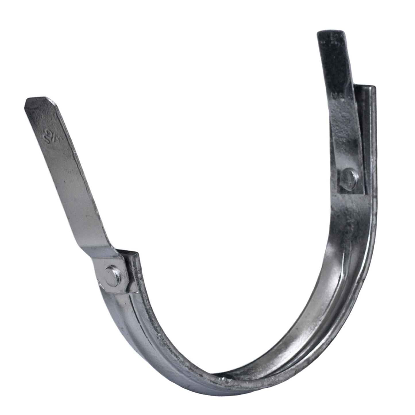 Heavy Duty Fascia Mount Gutter Hangers for Lead-Coated Copper Half-Round Gutters - 6"