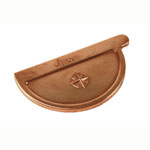 7.6" Left Hand Flat Copper Endcap