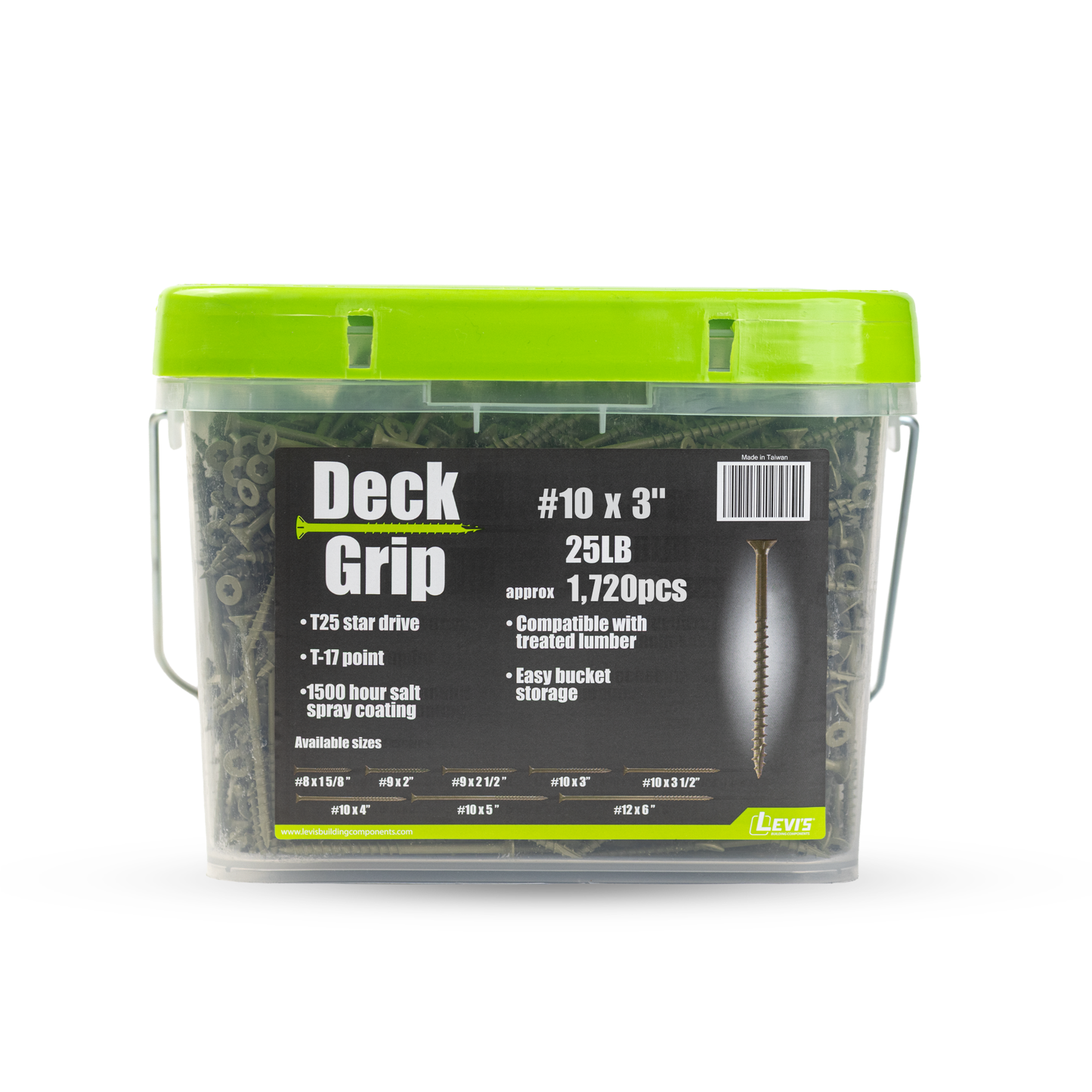 DeckGrip Deck Screw – #10 x 3"