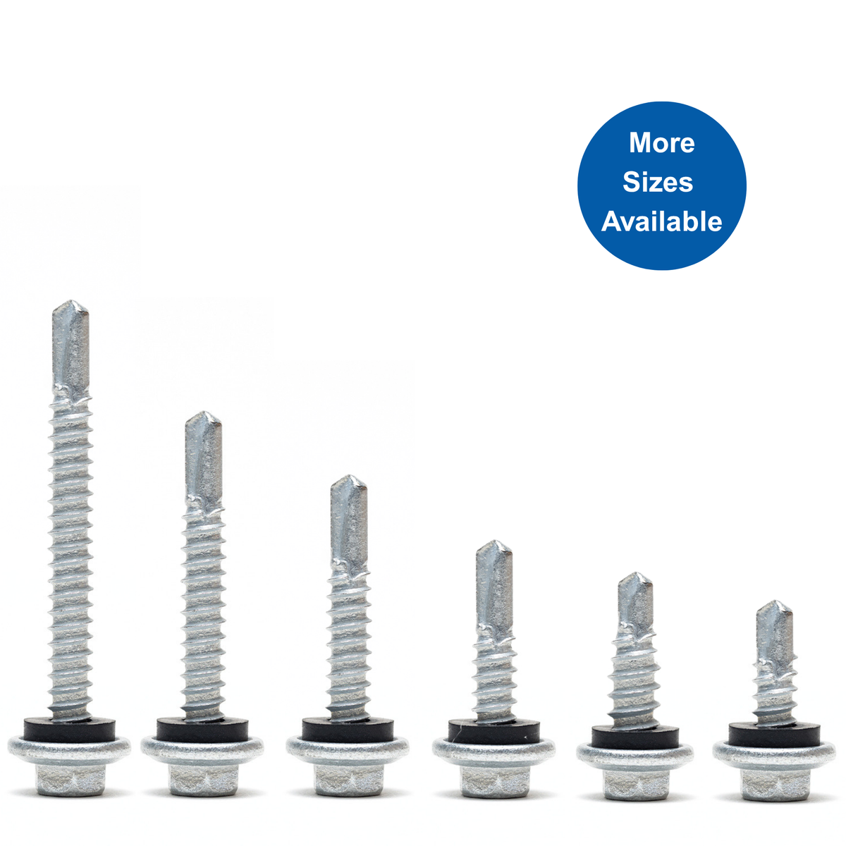 MetalGrip Cupped Head Screw – #12 x 1" (250 Pack)