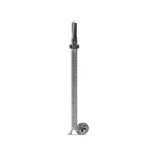Wing Drill Screw – #14-20 x 3-3/4" Phillips Head (250 Pack)