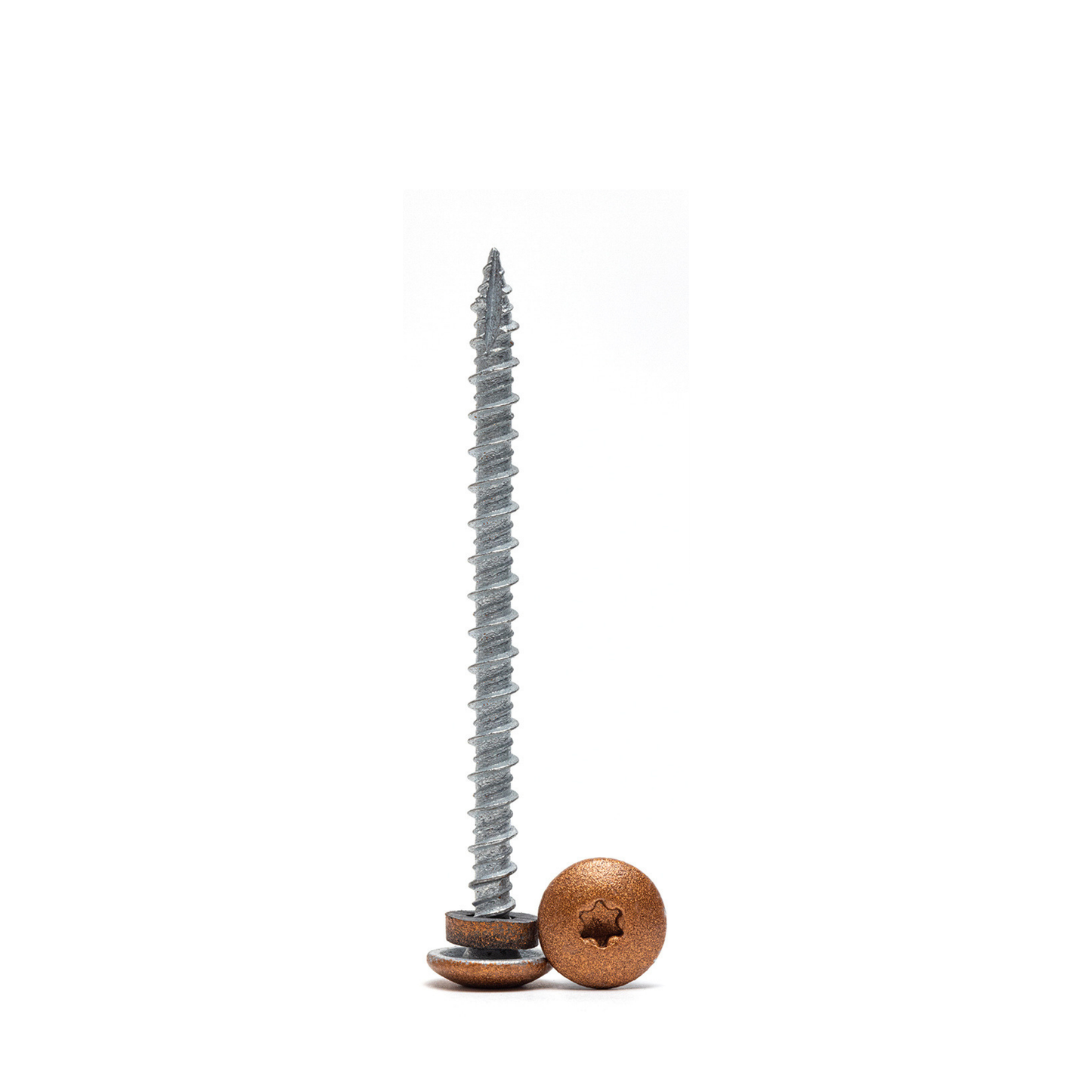 LoGrip Low Profile Roofing Screw – #10 x 2" (250 Pack)