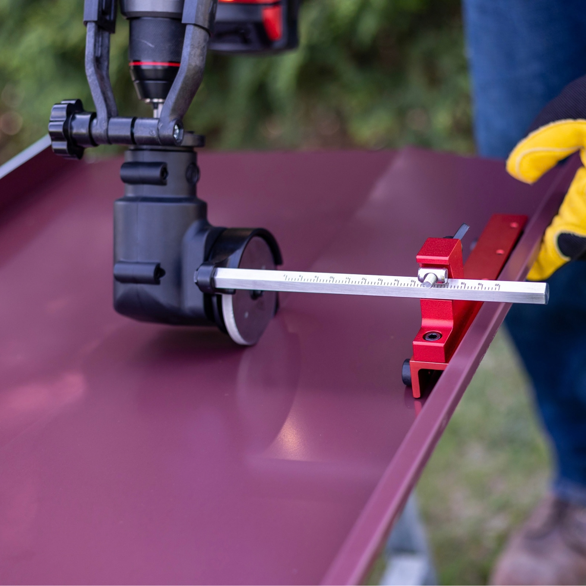 Malco TSPC2 TurboShear® Straight Cut Rotary Panel Cutter Kit - Drill-Powered Metal Panel Cutter