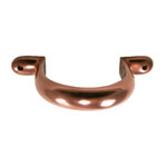 3" "Moderne" Copper Plated Brass Downspout Bracket