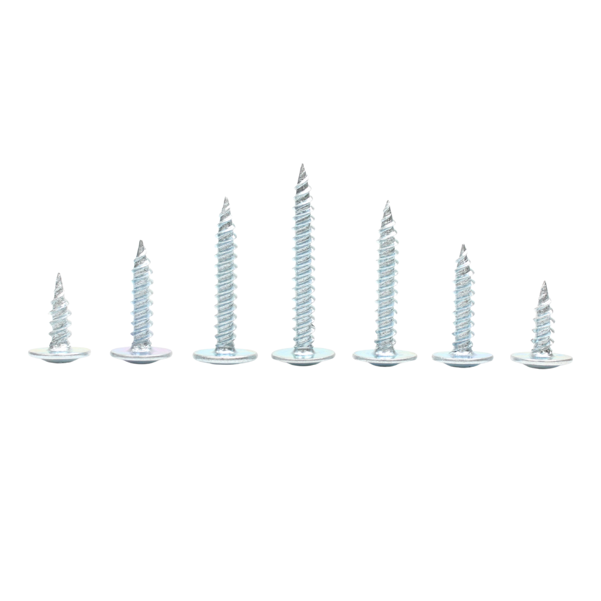 Daggerz #8 x 3" Self-Piercing Screw - Phillips Modified Truss Head, Zinc Plated (2,000 Pack)