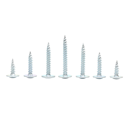 Daggerz #8 x 3" Self-Piercing Screw - Phillips Modified Truss Head, Zinc Plated (2,000 Pack)
