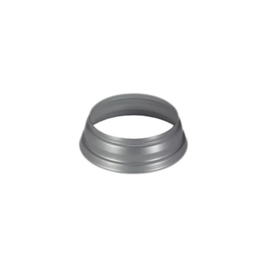 Ground Pipe Covers for Painted Half-Round Gutters - 4" - Natural Gray Metallic