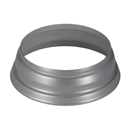 Ground Pipe Covers for Painted Half-Round Gutters - 3" - Natural Gray Metallic