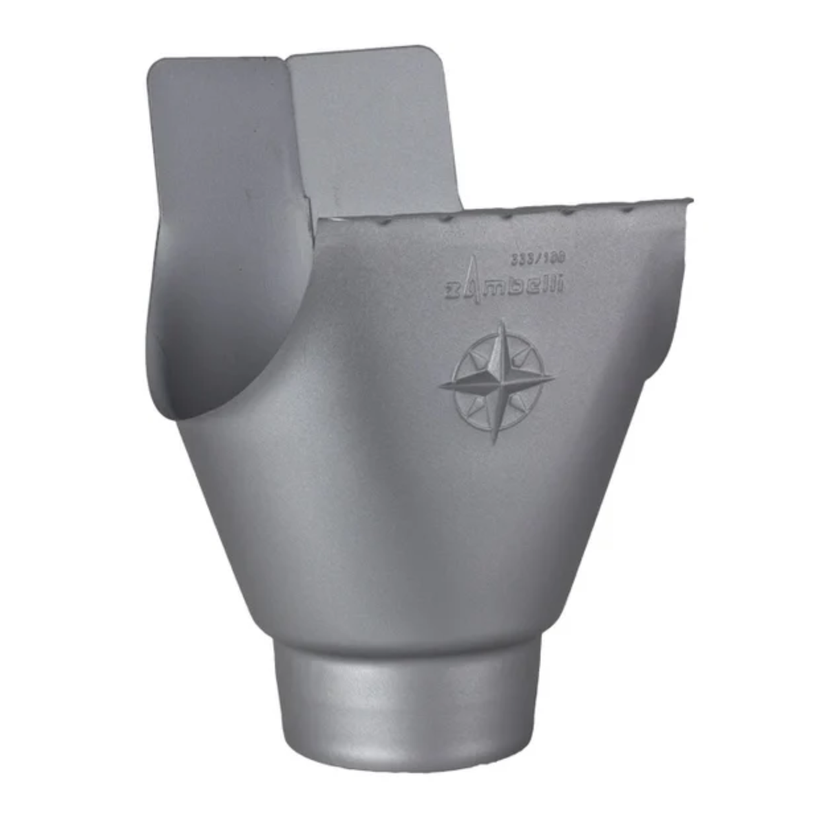 Gutter Drop Point Socket Downspout Star Drop Outlets for Painted Half-Round Gutters - 5” to 4 ...