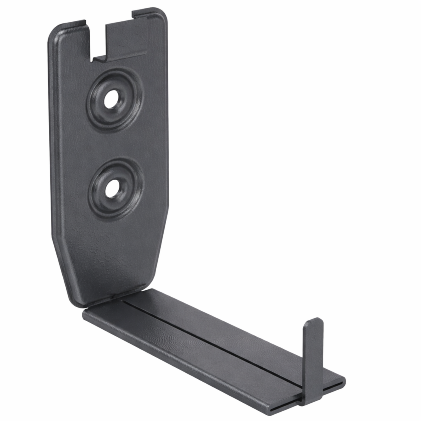 Adjustable Fascia Mount Gutter Hangers for Painted Half-Round Gutters - 6" - Natural Gray Metallic