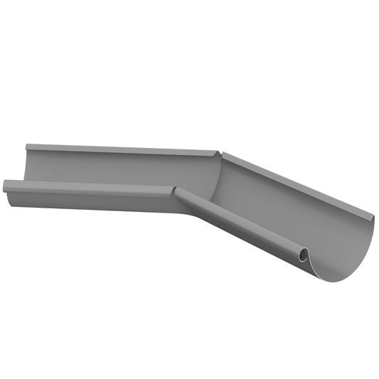 Nordic Steel 135° Inside Gutter Miter – 6" – Anthracite Metallic