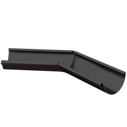 Nordic Steel 135° Inside Gutter Miter – 6" – Dark Bronze