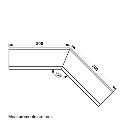 Nordic Steel 135° Inside Gutter Miter – 6" – Dark Bronze
