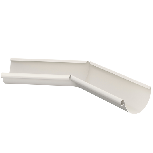 Nordic Steel 135° Inside Gutter Miter – 6" – White